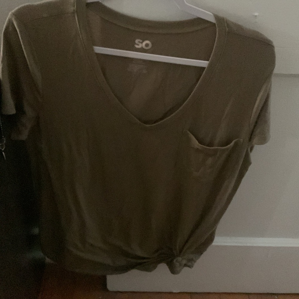 SO side tie short sleeve